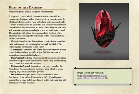 Dark Arts and Undead: Unique Necromancer Magic Items in Dungeons & Dragons 5e